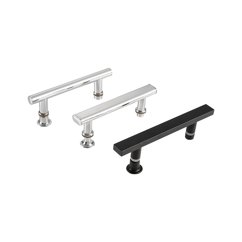 Culoare de electroplație din aluminiu din aluminiu negru Black Black Stiluri mâner